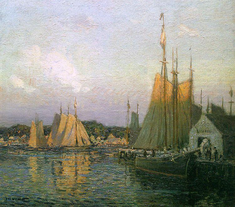 Wilson Irvine Evening in the Harbor